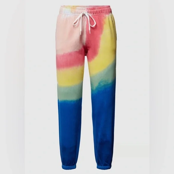 Polo Ralph Lauren Tie Dye Sweatshirt Terry Jogger Sweatpants Set Pants Jumpsuits